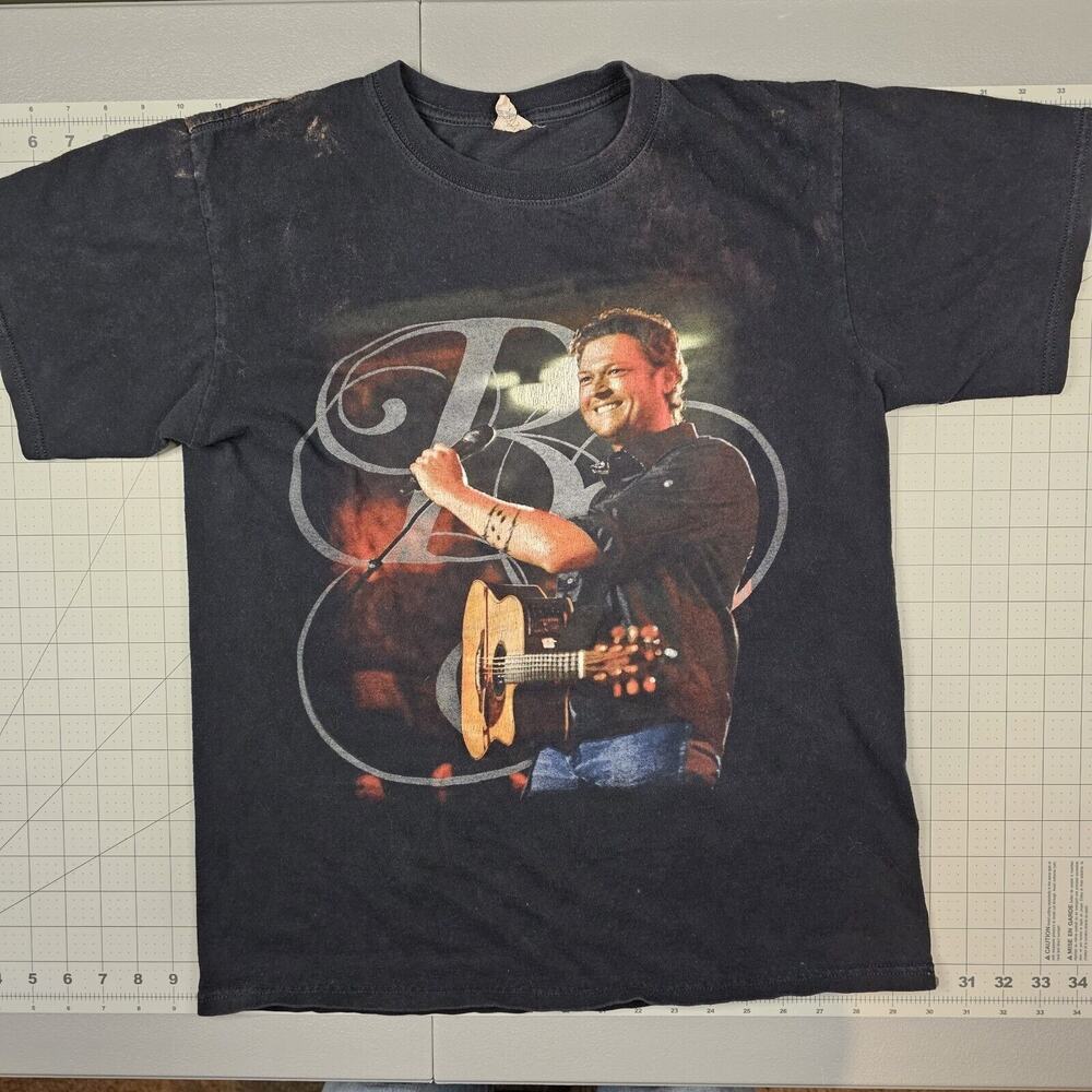 Blake Shelton Tshirt Mens Small 2010 Tour All About Tonight Music Band Country